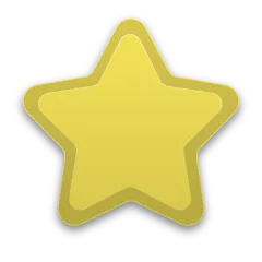 Icon of a yellow star.
